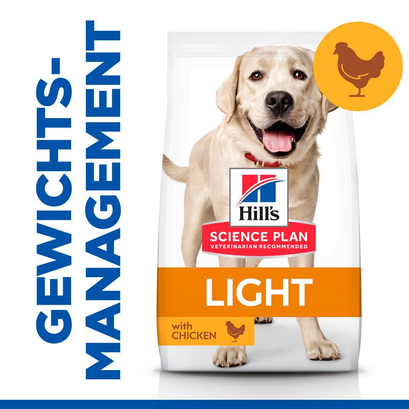  Hills Science Plan Canine Light Adult Large Breed Mit Huhn Trockenfutter 14 Kg Trockenfutter