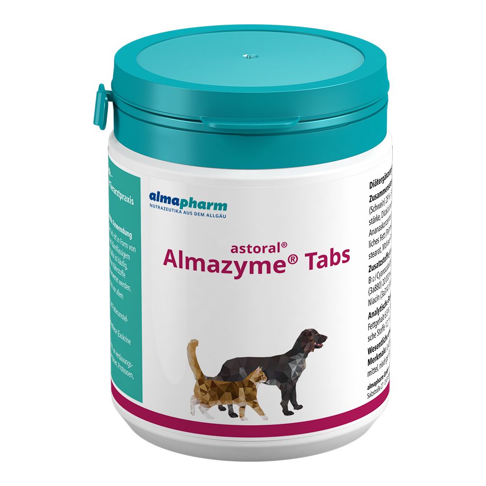  Almapharm Almazyme Tabs Für Hund + Katze 125 Almazyme Tabs