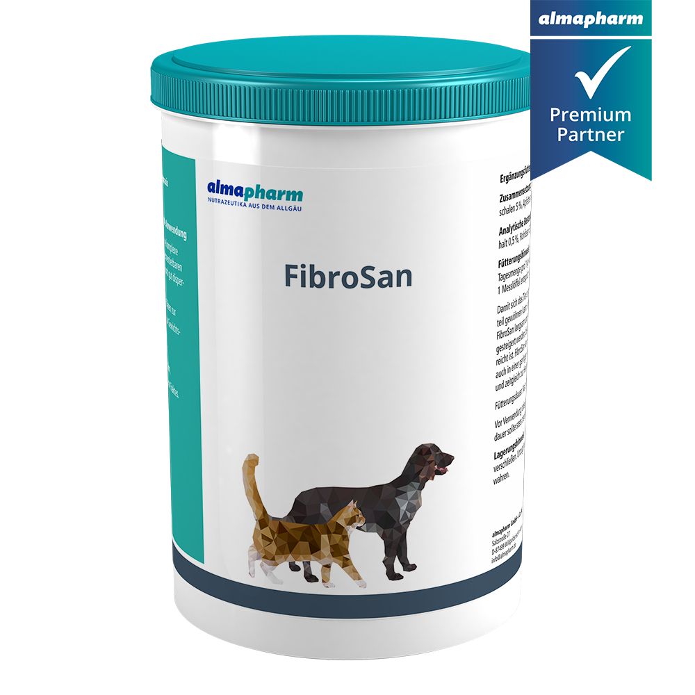  Almapharm FibroSan Für Hunde Und Katzen 400 G Pulver Dose Für Hunde Und Katzen