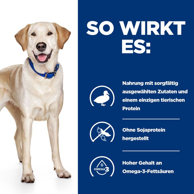  Hills D/d Hund Trockenfutter Bei Unverträglichkeiten 4 Kg Trockenfutter Für Hunde