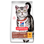  Hills Science Plan Feline Adult Hairball Indoor Trockenfutter Mit Huhn 10 Kg Trockenfutter Für Katzen