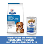  Hills Prescription Diet Canine Derm Complete Trockenfutter Für Hunde 1,5 Kg Trockenfutter