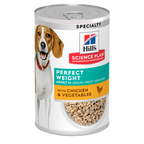  Hills Science Plan Canine Adult Perfect Weight Ragout Dosenfutter 12 X 363 G Ragout Mit Huhn Und Gemüse