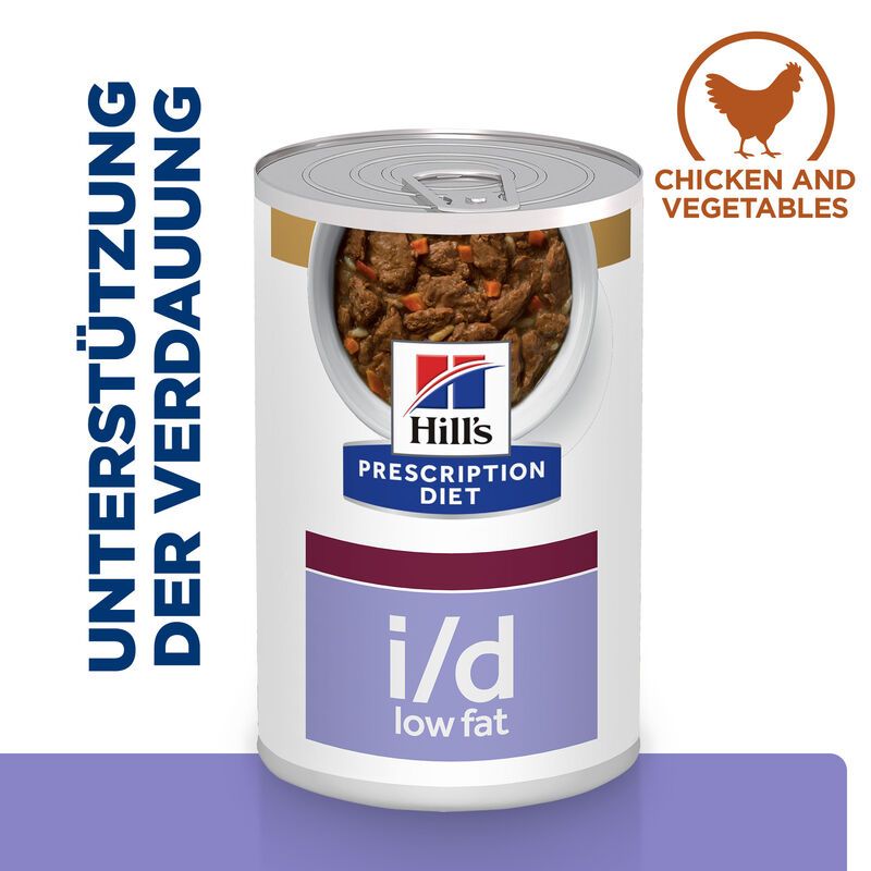  Hills I/d Low Fat Ragout In Dosen Für Hunde 12 X 354 G Ragout Mit ActiveBiome+ In Dosen Für Hunde