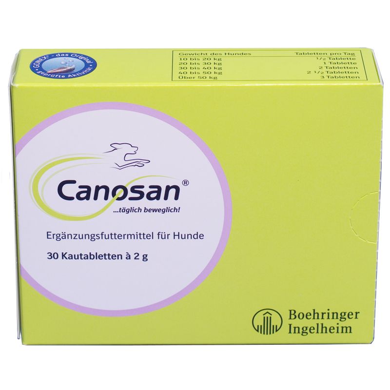  Canosan Hund Mit 4% Gonex Von Boehringer Ingelheim 650 G Canosan Pellets