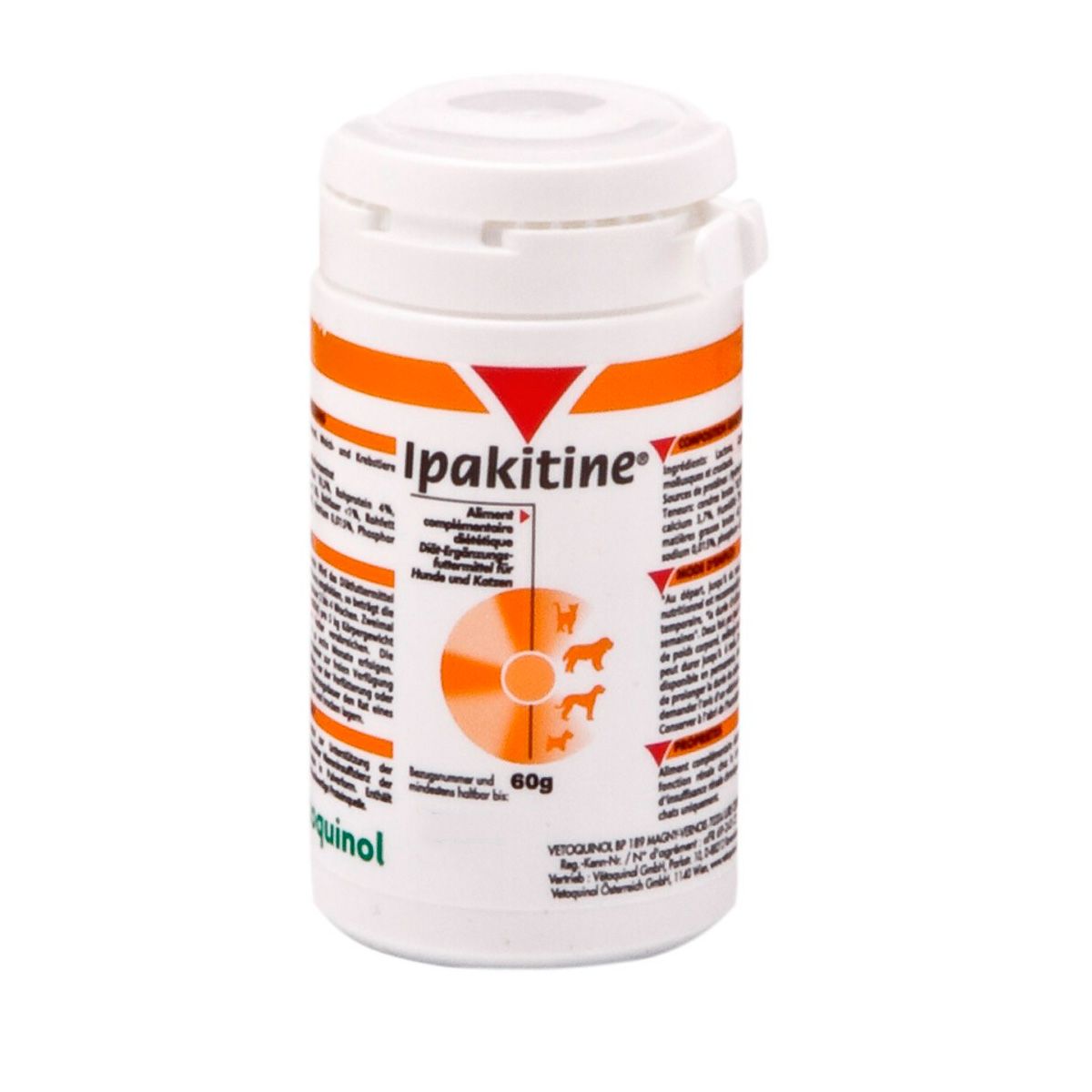  Vetoquinol Ipakitine Pulver Hund Und Katze 60 G Ipakitine