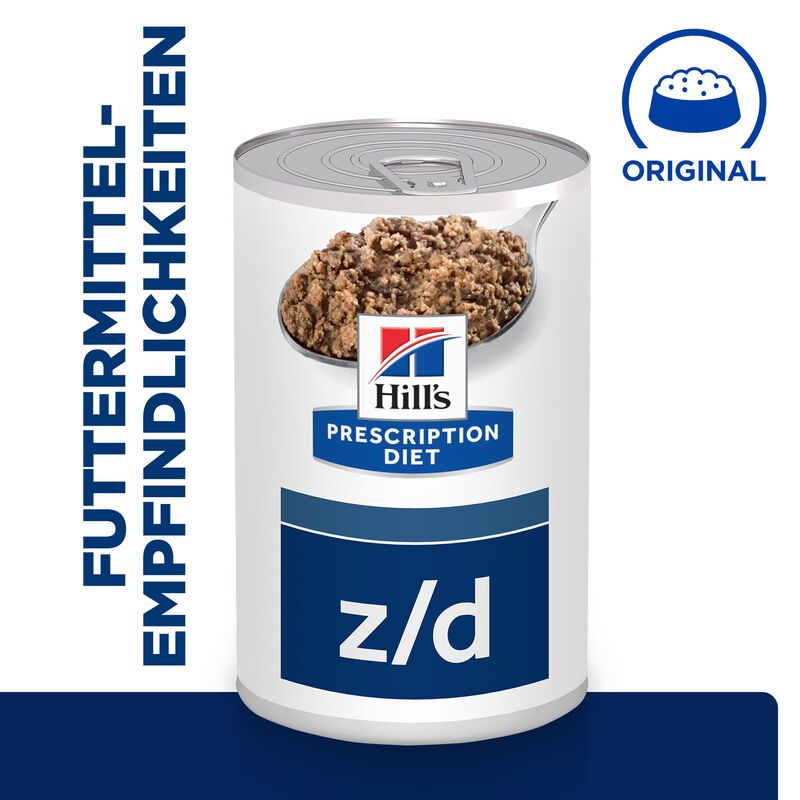  Hills Z/D ActivBiome+ Dosenfutter Für Hunde Bei Futtermittelallergie 12 X 370 G (ActivBiome+) Dosenfutter Für Hunde