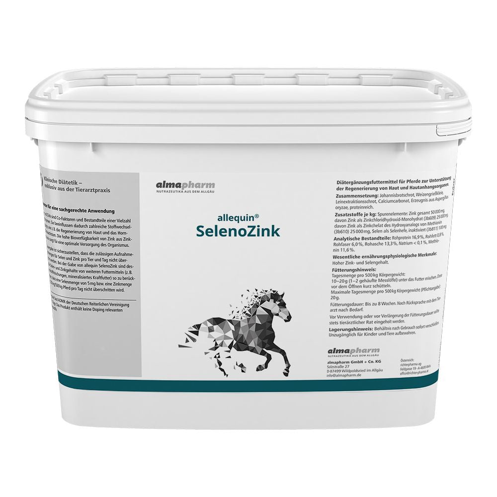  Almapharm Allequin SelenoZink Fürs Pferd 1 Kg Pulver Dose Für Pferde