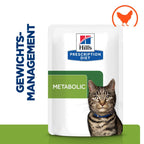 Hills Hill's PRESCRIPTION DIET Metabolic Frischebeutel Meeresfisch Katzenfutter 12 X 85 G Frischebeutel Meeresfisch