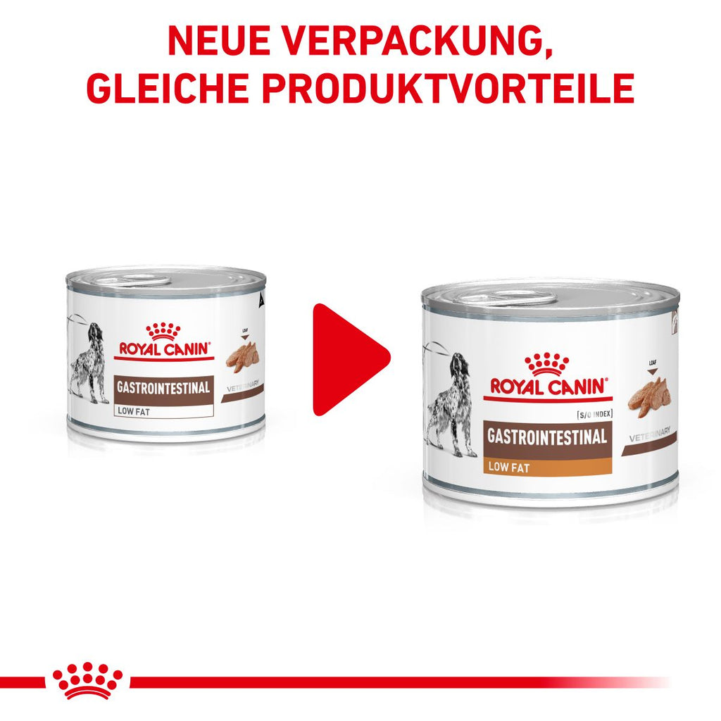  Royal Canin Gastrointestinal Low Fat Hundefutter In Dosen 12 X 200 G Low Fat Mousse Dosenfutter