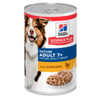  Hills Science Plan Canine Mature Adult 7+ Hund Huhn Dosenfutter 12 X 370 G Dosenfutter Mit Huhn