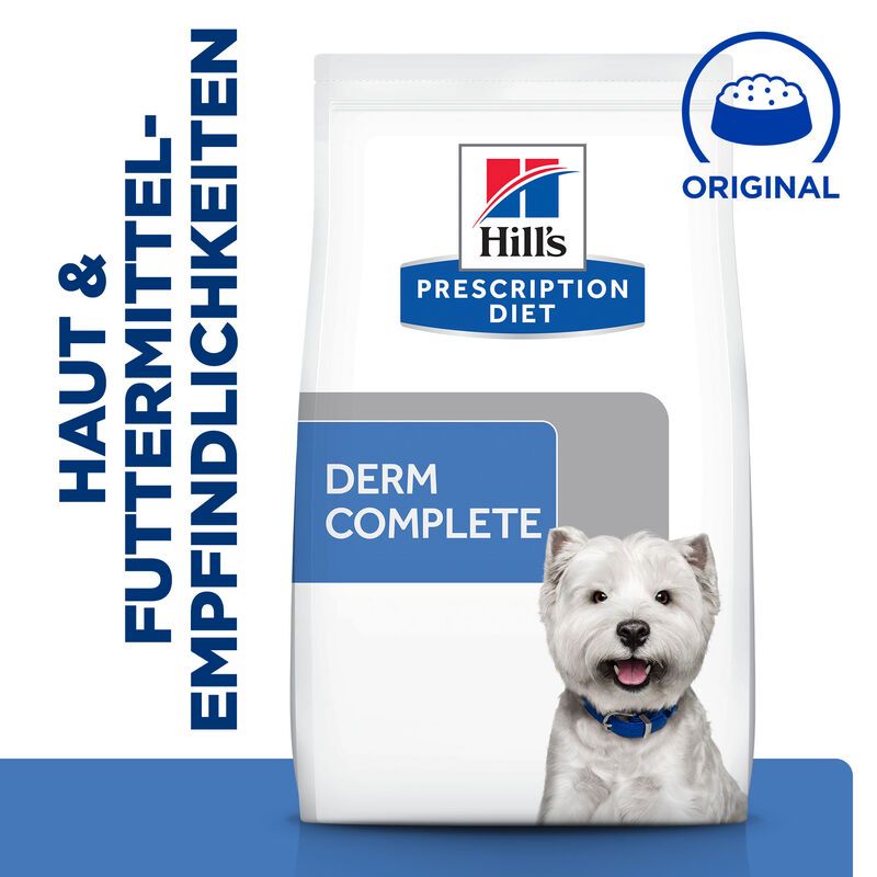  Hills Prescription Diet Canine Derm Complete Mini Trockenfutter Für Kleine Rassen 1,5 Kg Trockenfutter