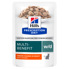  Hills Feline W/d Multi-Benefit Huhn Frischebeutel Für Katzen 12 X 85 G Frischebeutel Mit Huhn