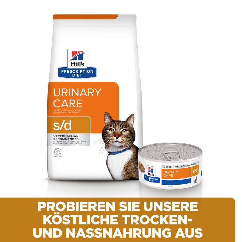  Hills S/d Katze Urinary Care Trockenfutter Für Katzen 1,5 Kg Trockenfutter