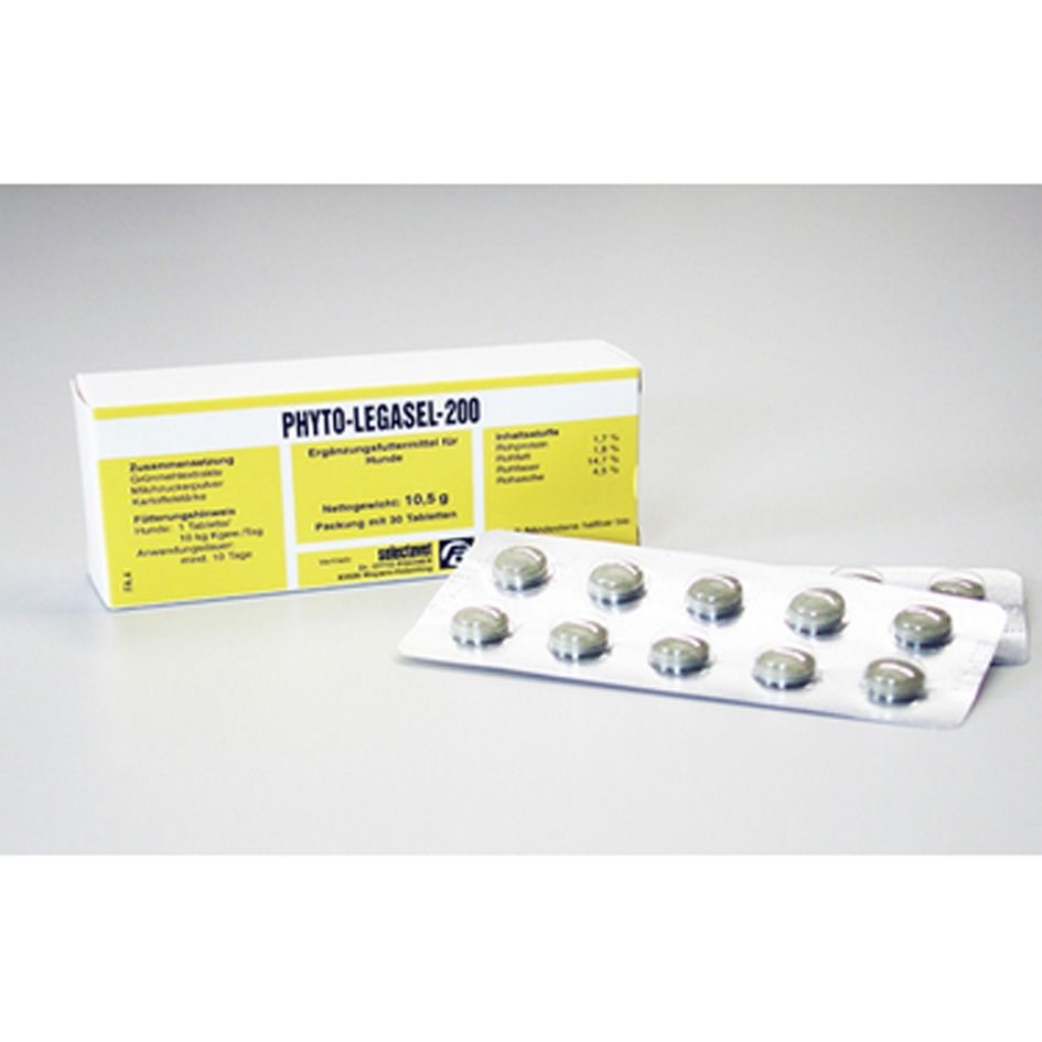  Selectavet Phyto-Legasel 200 Hund 30 Tabletten Phyto-Legasel