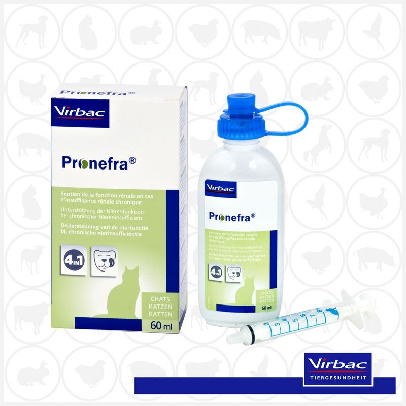  Virbac Pronefra Für Hunde Und Katzen 60 Ml Flasche