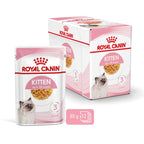  Royal Canin Kitten Frischebeutel Mit Gelee 12 X 85 G In Gelee Frischebeutel