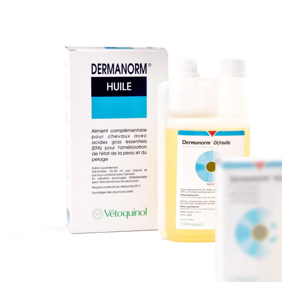  Vetoquinol Dermanorm Oel Für Hunde Katzen Pferde 250 Ml Flasche (Hund, Katze)