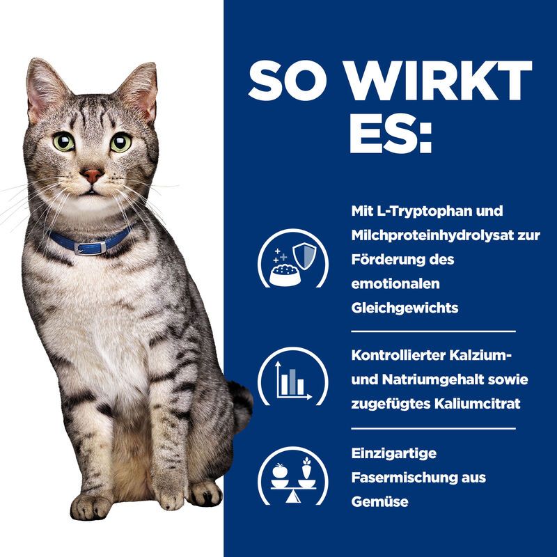  Hills Prescription Diet Feline C/d Multicare Urinary Stress + Metabolic Frischebeutel Für Katzen 12 X 85 G Frischebeutel