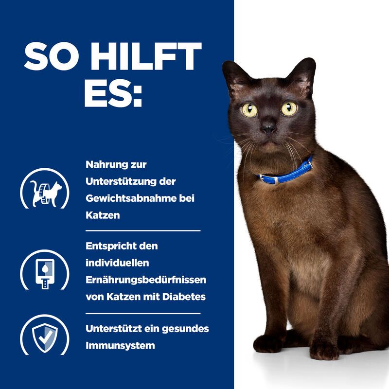  Hills M/d Dosenfutter Bei Katzendiabetes 24 X 156 G Dosen Feingehackt