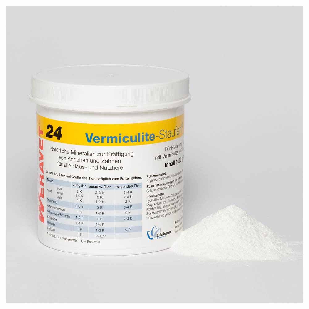  Biokanol Vermiculite-Staufen Für Hund Und Katze 100 G Dose