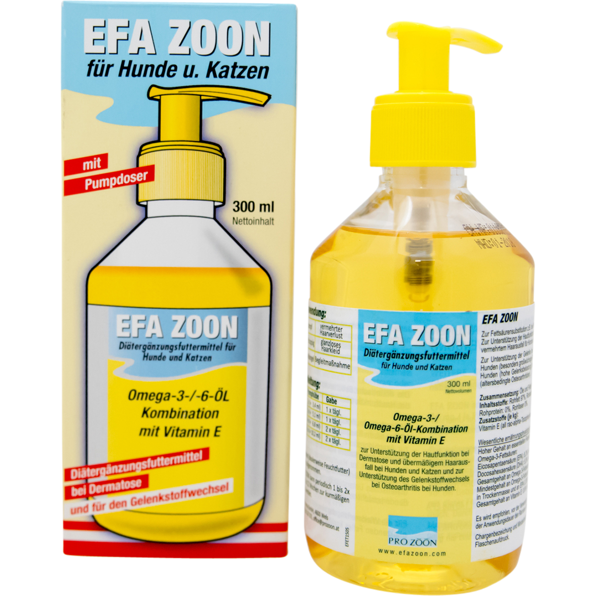  Pro Zoon EFA Zoon Bei Hauterkrankungen Und Haarausfall 300ml EFA Zoon