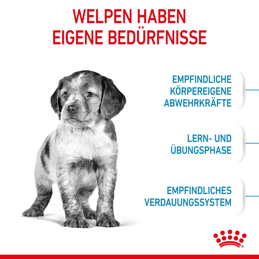  Royal Canin Medium Puppy Für Welpen Mittelgroßer Hunderassen 4 Kg Trockenfutter