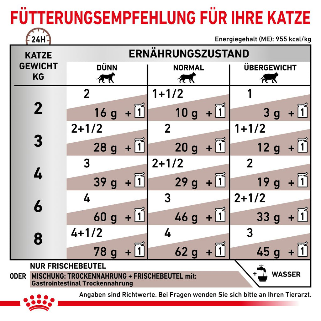  Royal Canin Gastro Intestinal Frischebeutel Für Katzen 12 X 85 G Frischebeutel Für Katzen