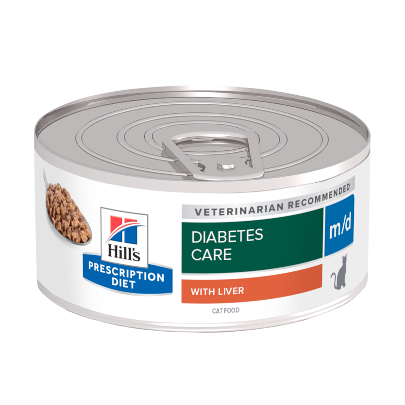  Hills M/d Dosenfutter Bei Katzendiabetes 24 X 156 G Dosen Feingehackt