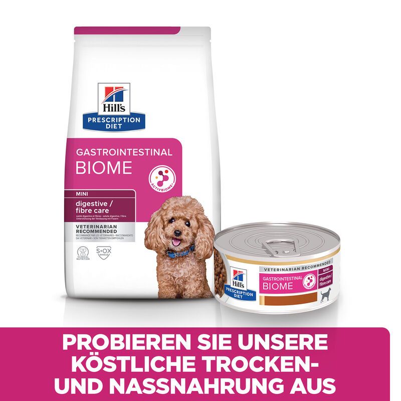  Hills Prescription Diet Canine Gastrointestinal Biome Mini Trockenfutter Für Hunde 1 Kg Trockenfutter Für Hunde