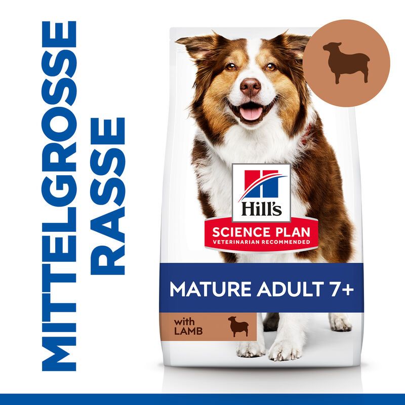  Hills Science Plan Canine Mature Adult 7+ Medium Hund Trockenfutter 14 Kg Huhn Trockenfutter