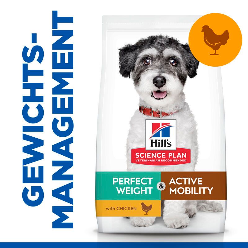  Hills Science Plan Perfect Weight + Active Mobility Small & Mini Adult Trockenfutter 6 Kg Trockenfutter Für Hunde