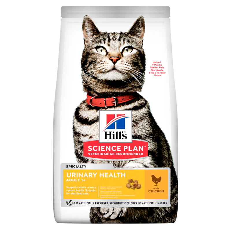  Hills Science Plan Feline Adult Urinary Health Huhn Trockenfutter Für Katzen 4 X 3 Kg Huhn Trockenfutter