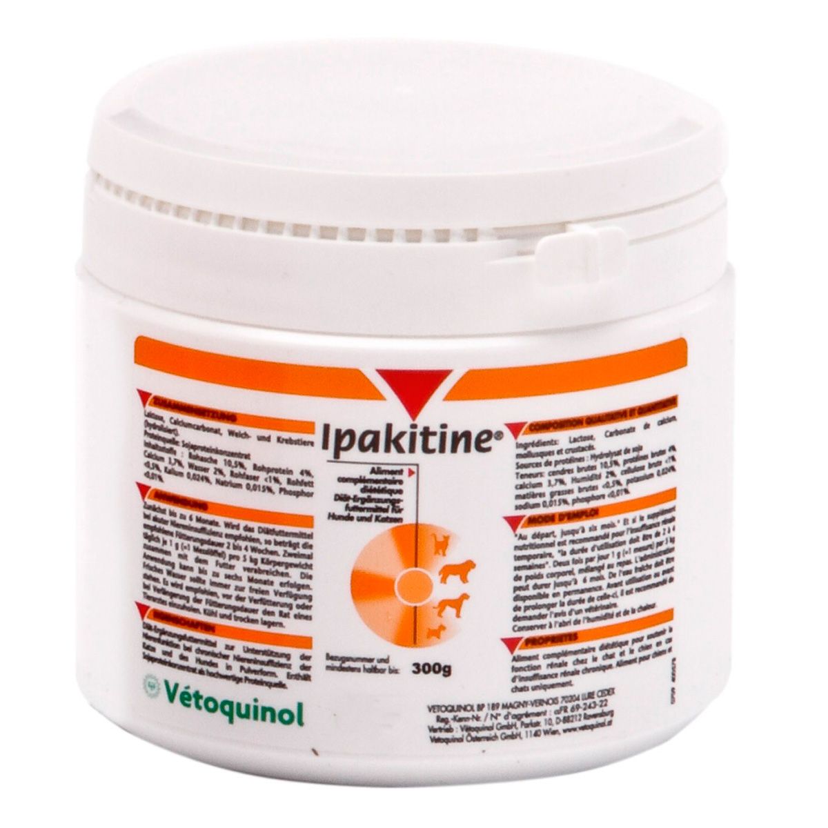  Vetoquinol Ipakitine Pulver Hund Und Katze 60 G Ipakitine