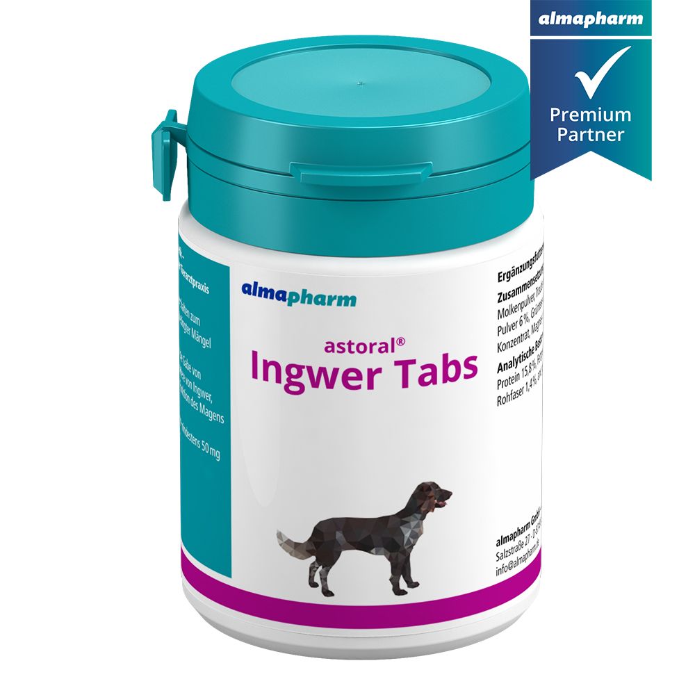  Almapharm Astoral Ingwer Tabs Für Hunde 30 Tabletten Dose Für Hunde