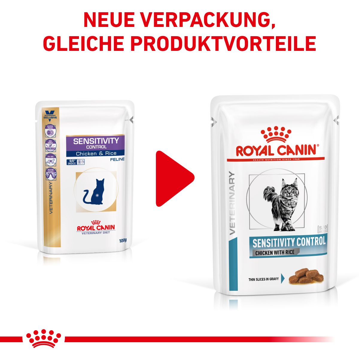  Royal Canin Sensitivity Control Huhn Mit Reis Feine Stückchen In Soße Frischebeutel Für Katzen 12 X 85 G Huhn Und Reis Frischebeutel Für Katzen