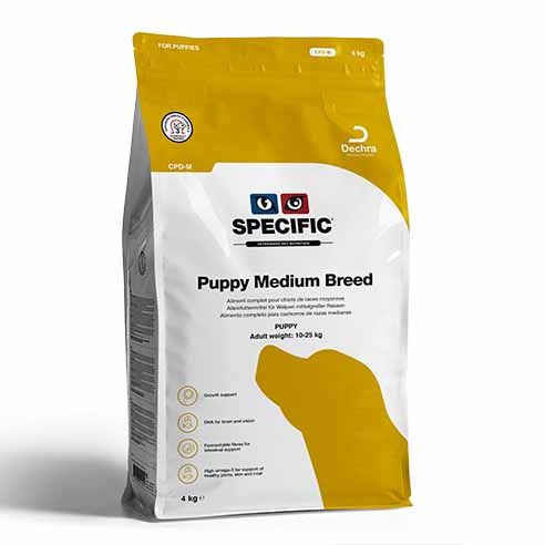  Specific CPD-M Puppy Medium Breed Hundefutter - Für Hundekinder Mittlerer Größe 4 Kg Trockenfutter Für Hunde