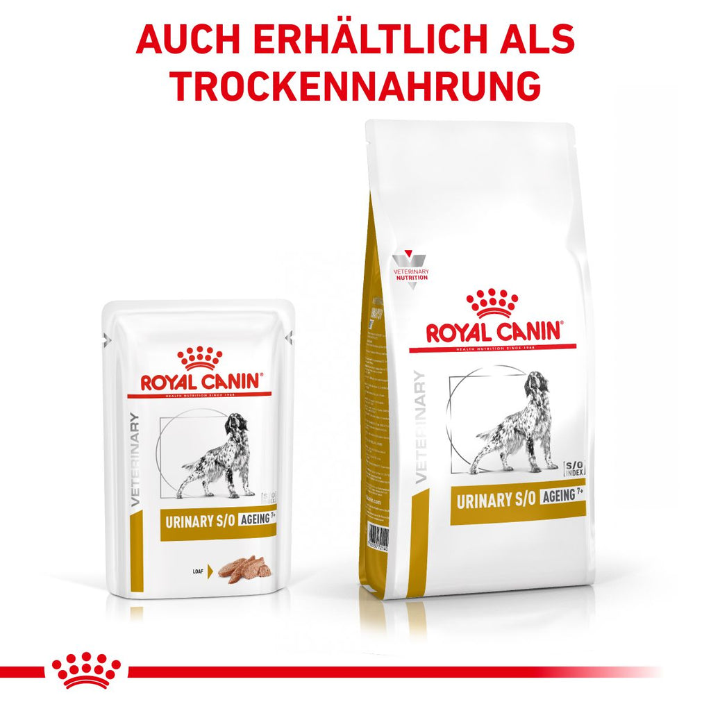  Royal Canin Urinary S/O Ageing 7+ Mousse Für Hunde 12 X 85 G Frischebeutel Für Hunde