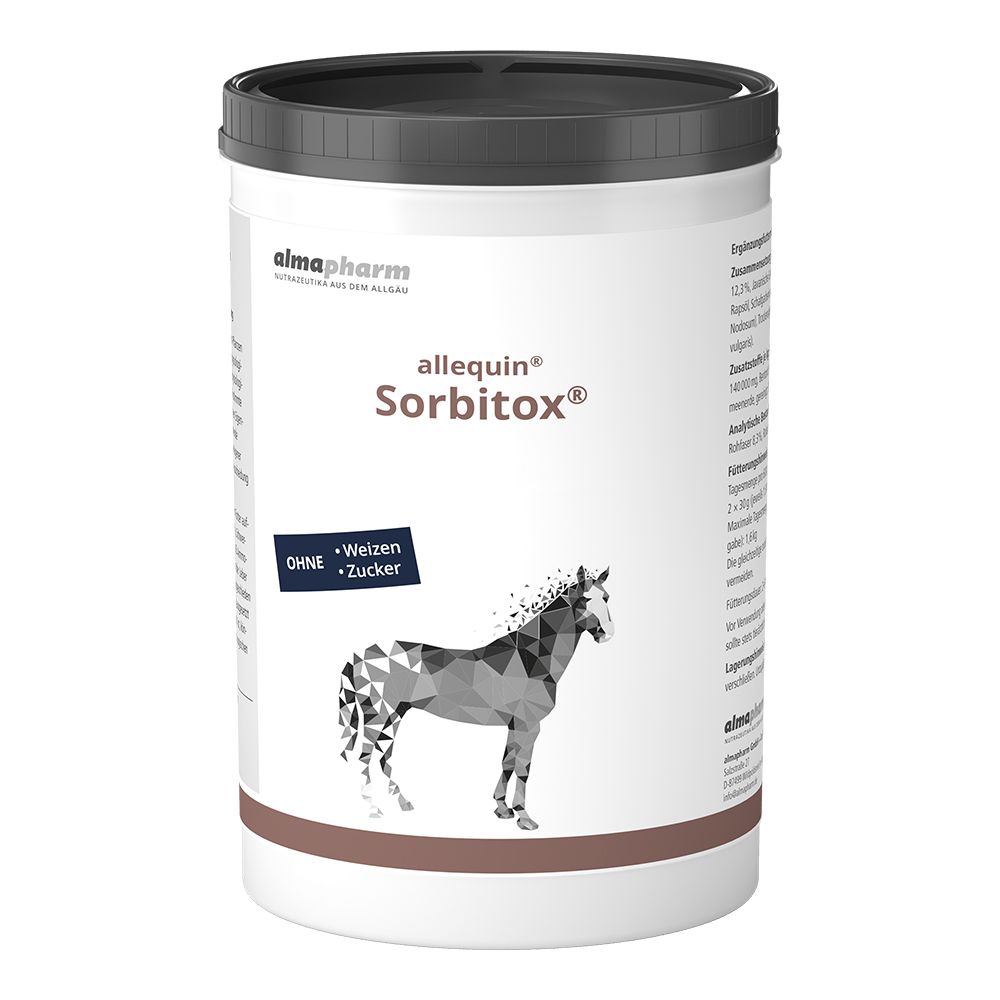  Almapharm Allequin Sorbitox Für Pferde 1,5 Kg Granulat Dose