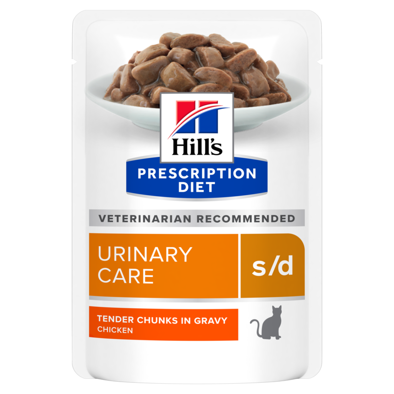  Hills Prescription Diet S/d Nassfutter Für Katzen Mit Huhn 12 X 85 G Frischebeutel