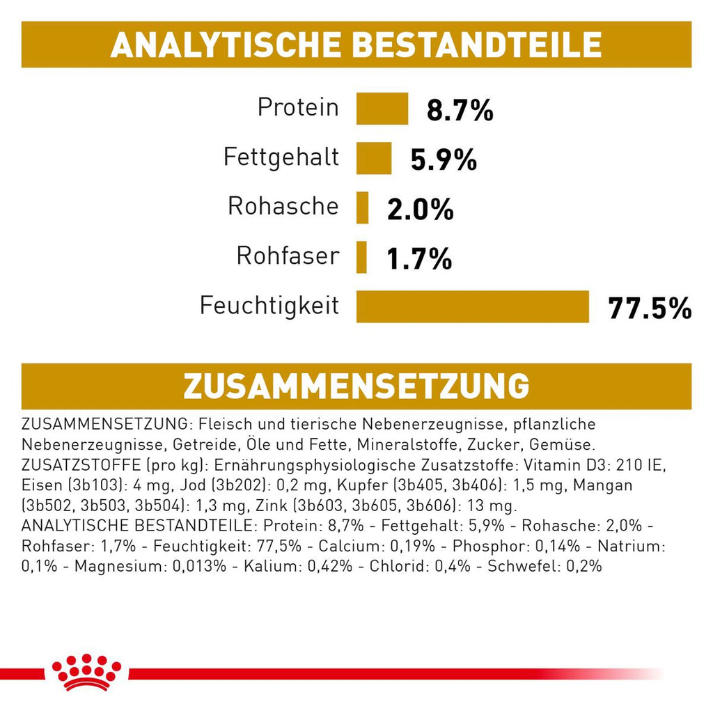  Royal Canin Urinary S/O Ageing 7+ Mousse Für Hunde 12 X 85 G Frischebeutel Für Hunde