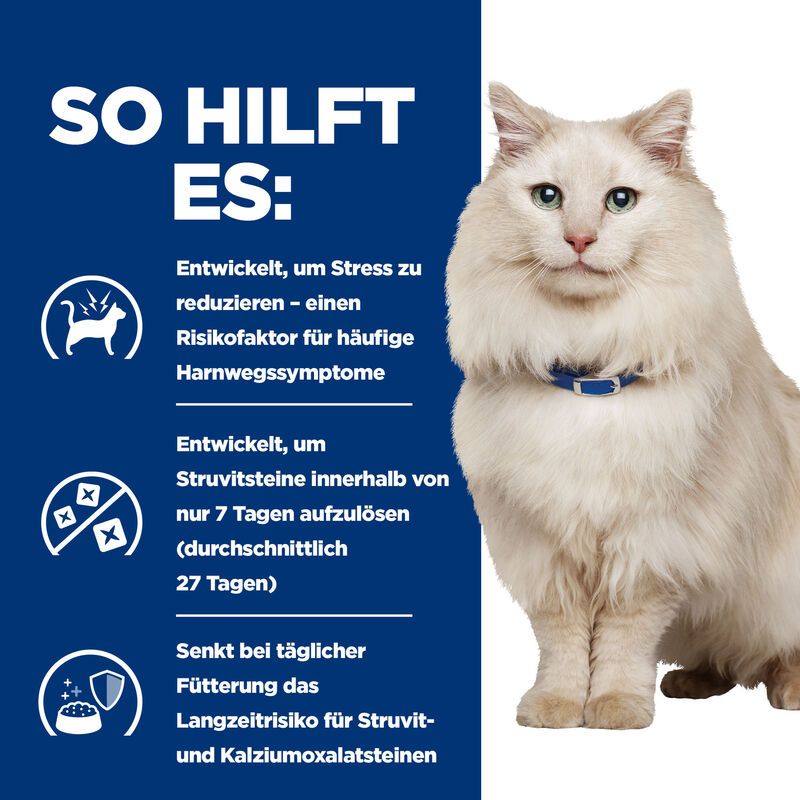  Hills Feline C/d Multicare Stress Huhn Frischebeutel Für Katzen 12 X 85 G Huhn Frischebeutel