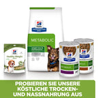  Hills Canine Metabolic Dosenfutter Für Hunde 12 X 370 G Dosenfutter Für Hunde