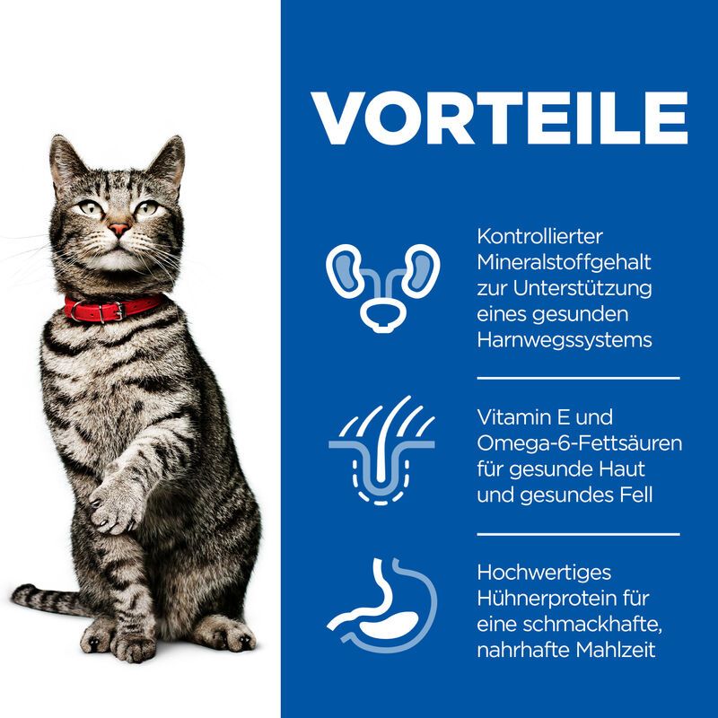  Hills Science Plan Feline Adult Urinary Health Huhn Trockenfutter Für Katzen 4 X 3 Kg Huhn Trockenfutter