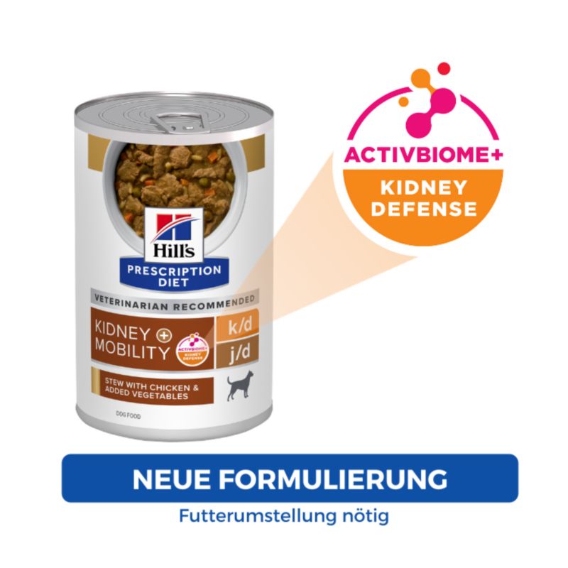  Hills K/d + Mobility Ragout In Dosen Für Hunde 12 X 354 G Dosenfutter Für Hunde