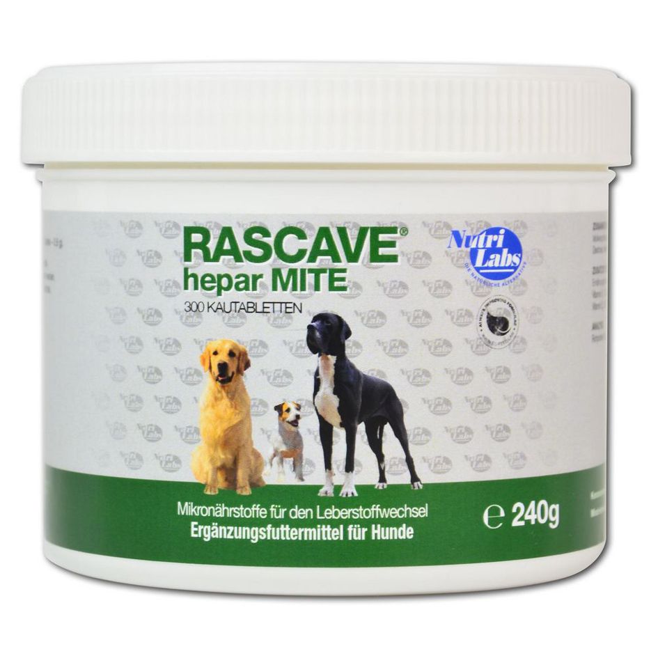  NutriLabs Rascave Hepar Mite Für Hunde Hepar Mite 90 Tabletten