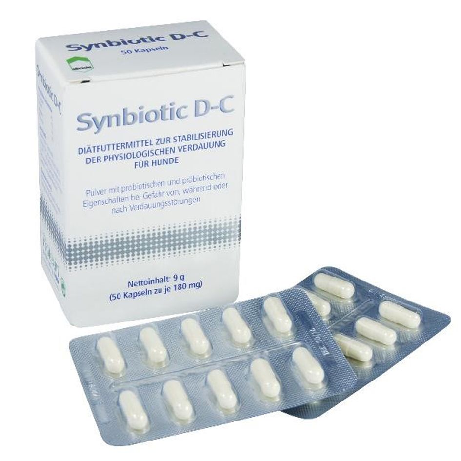  Dechra Synbiotic D-C Für Hunde 50 Synbiotic Kapseln