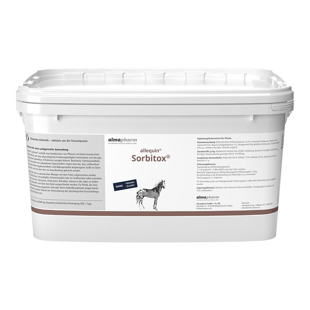  Almapharm Allequin Sorbitox Für Pferde 1,5 Kg Granulat Dose