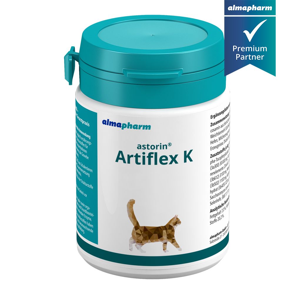  Almapharm Astorin Artiflex K Für Katzen 60 Tabletten Dose Für Katzen