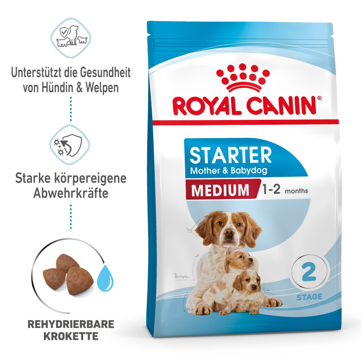  Royal Canin Medium Starter Trockenfutter 15 Kg Trockenfutter Für Hunde